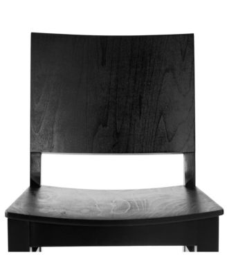 Spencer Set Of 2 Dining Chairs With Curved Backrests And Solid Wood Constructions