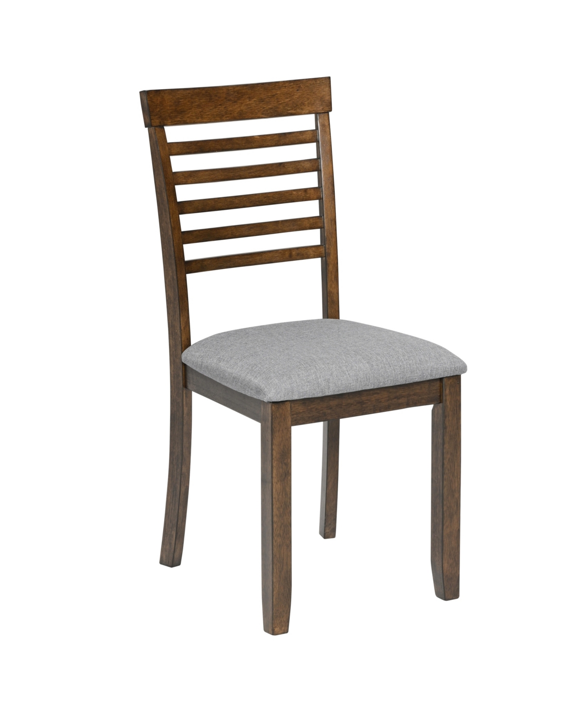 Streamdale Furniture Sturdy Solid Wood Dining Chair Set of 4 with Linen Upholstery