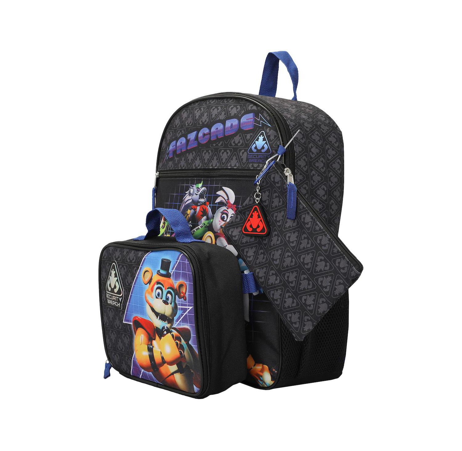Security Breach Fazcade Youth 5-Piece Backpack Set