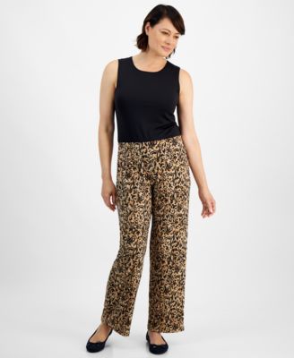 Petite knit pants hotsell