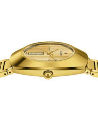 Unisex Swiss Automatic Original DiaStar Gold PVD Stainless Steel Bracelet Watch 38mm