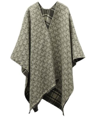 Michael Kors - MK Plaid Reversible Ruana