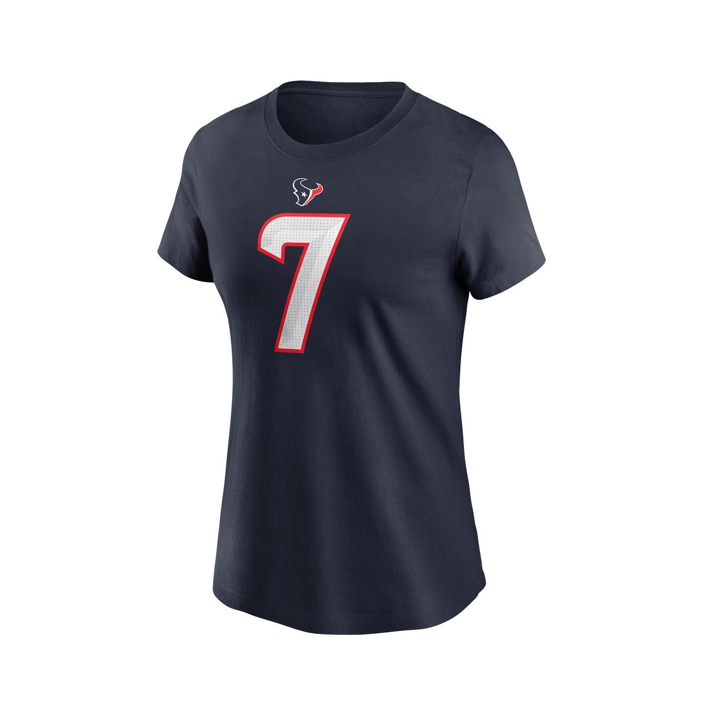 Женская футболка Nike C.J. Stroud Navy Houston Texans Player Name & Number — фото 3