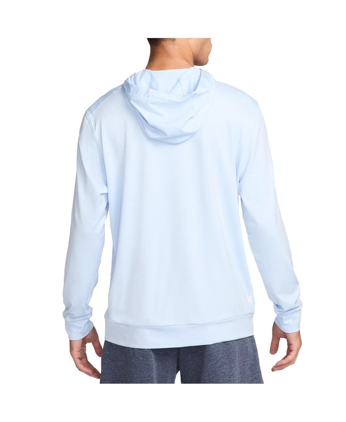 Nike Men'sTeam Usa Restore Yoga Long Sleeve Hoodie T-Shirt - Light Blue