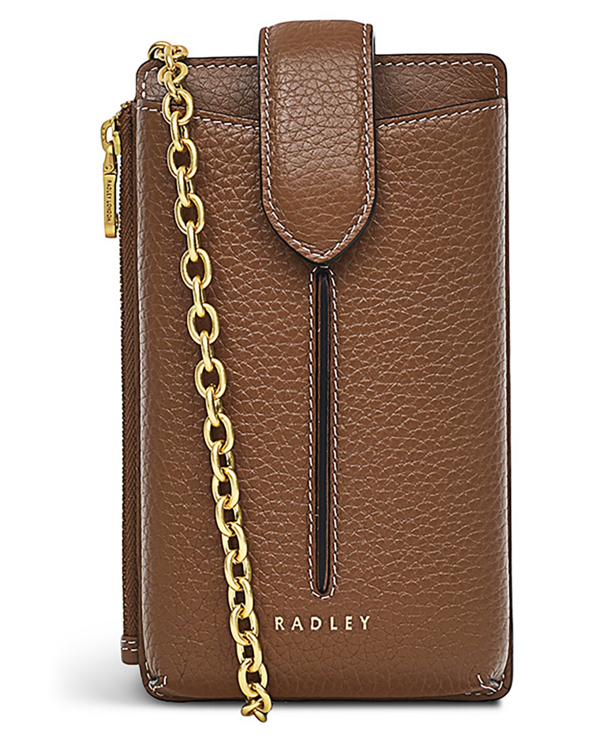 Radley London Hill Gate- Large Phone Crossbody Bag In Saddle