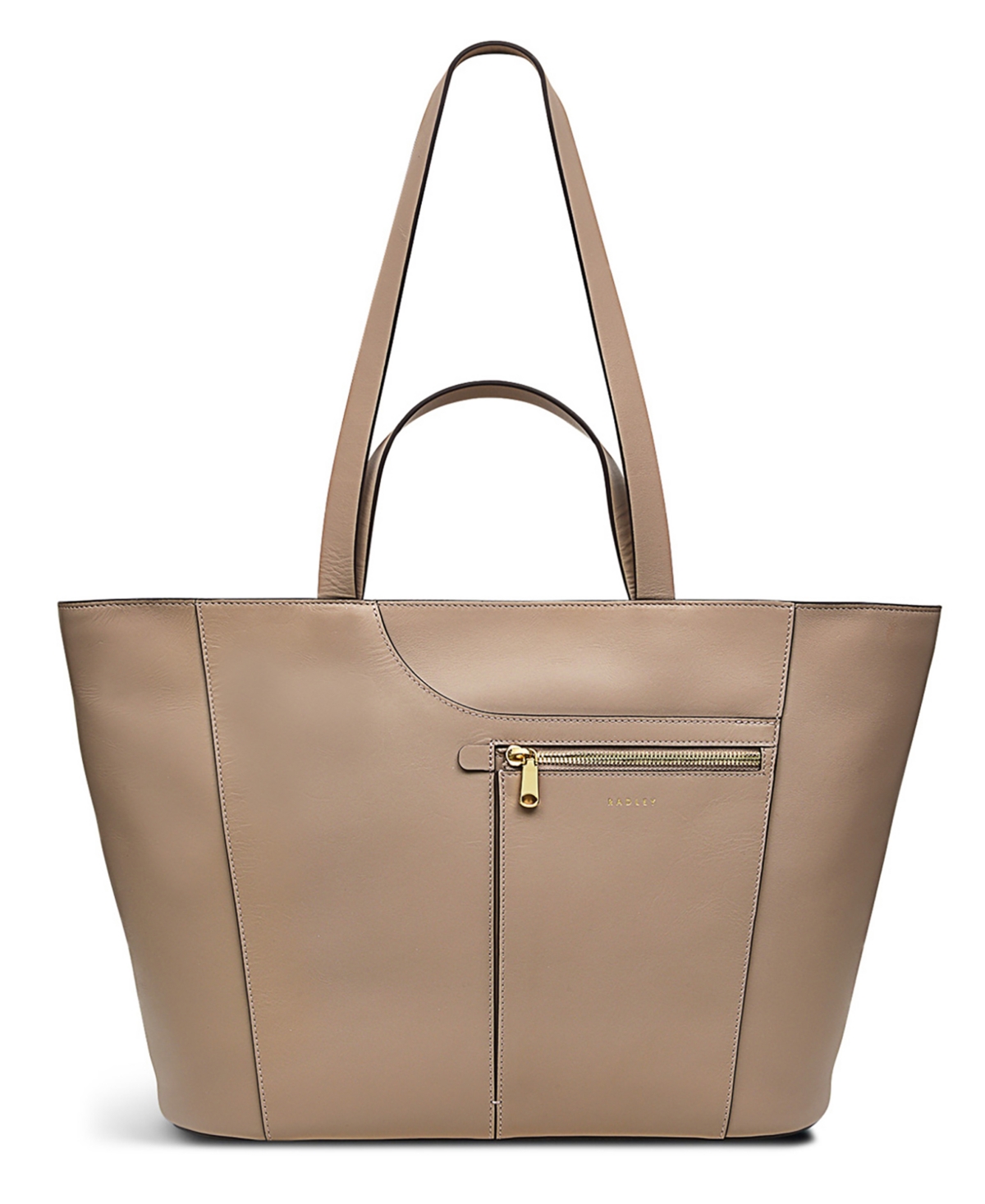 Pockets Icon- Large Zip Top Tote - Silt