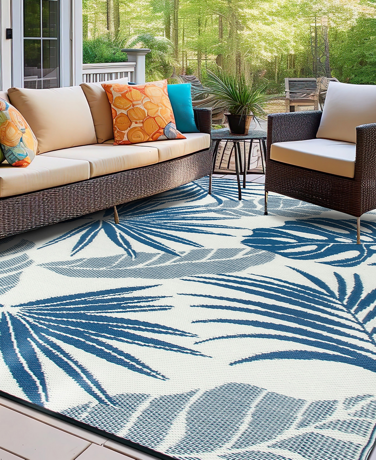 Main Street Rugs Hana Outdoor 6067 5'x7' Area Rug