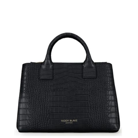 Женская сумка Teddy Blake Bella Croco 12", цвет: Чёрный