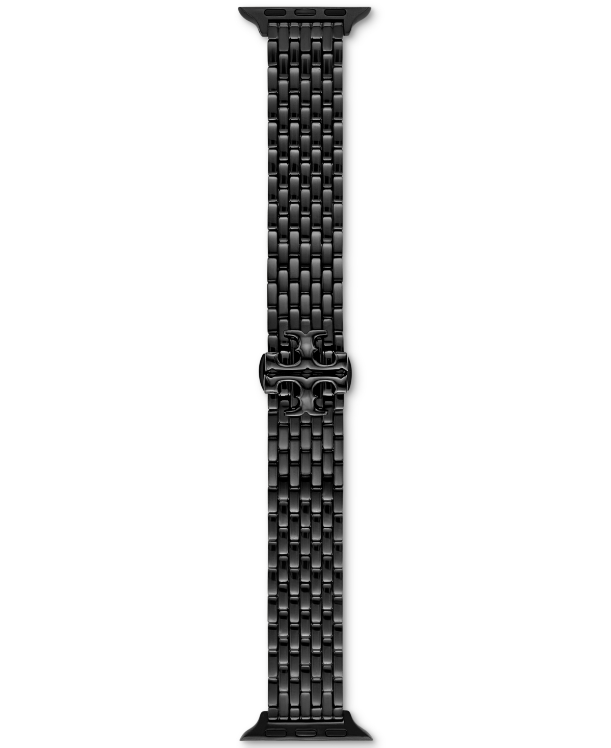 Tory Burch Black-tone Stainless Steel Bracelet For Apple Watch 38-45mm In No Color