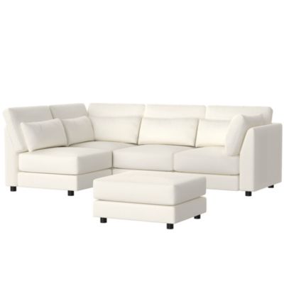 5 - Piece Upholstered Sectional, Sofa Set