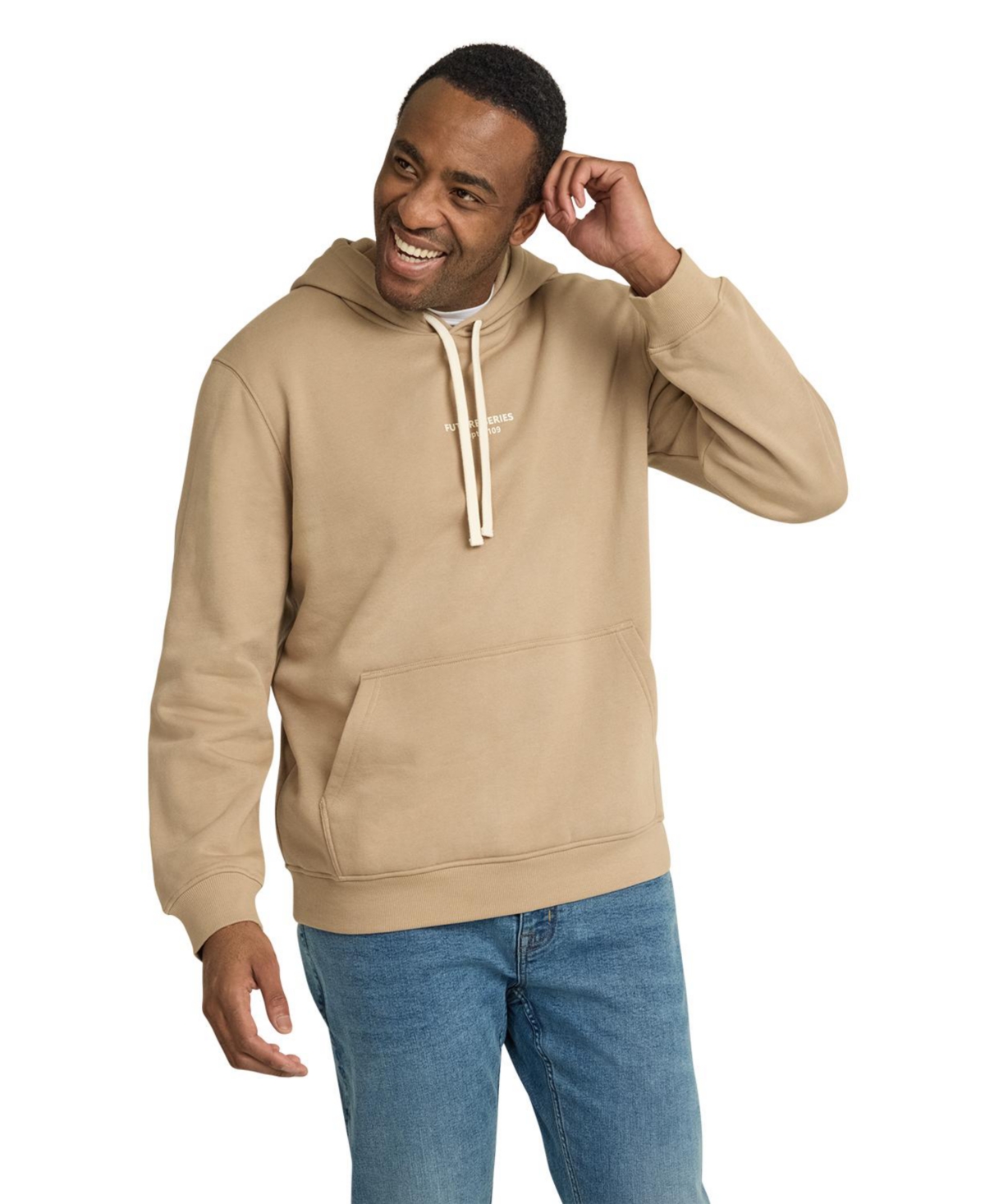 Big & Tall Future Series Hoodie - Biscuit