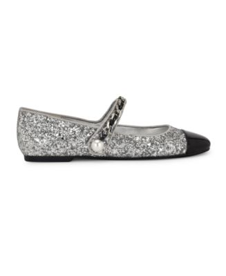Women's Platy Embellished Mary Jane Ballet Flats