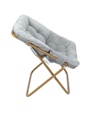 Aisling Oversized Folding Saucer Chair For Dorm, Bedroom