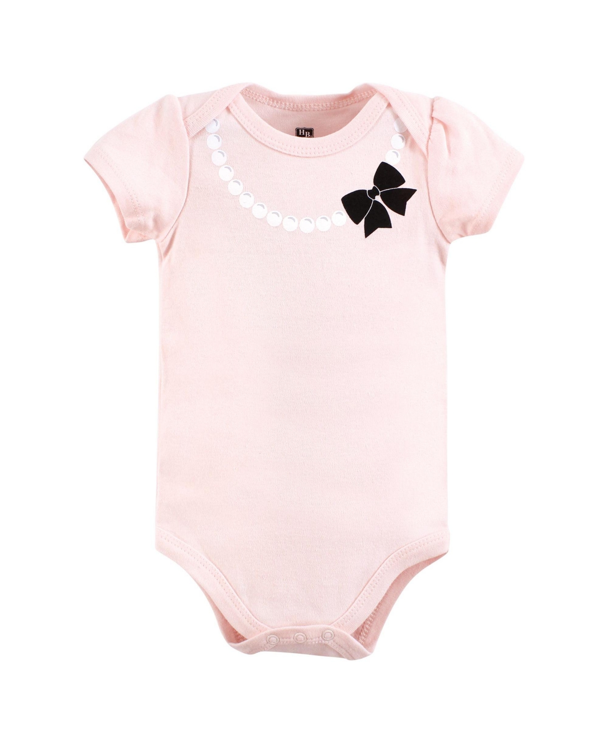 Hudson Baby Baby Girls Cotton Bodysuits,- Toile black dress