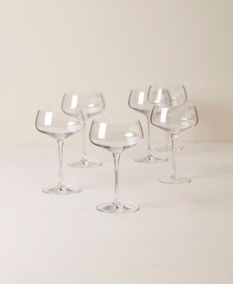 Tuscany Classics Angled Coupes, Set Of 6