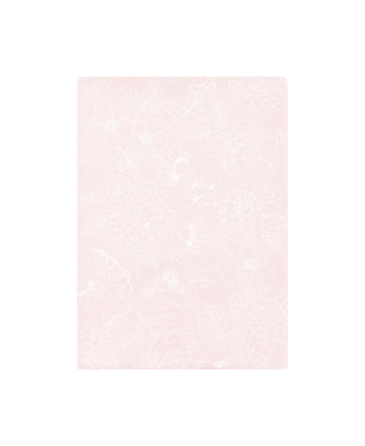 Hudson Baby Infant Girl Cotton Flannel Burp Cloths Bundle, One Size - Vintage blossom
