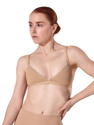 Women's Clear Neck Back Bra
