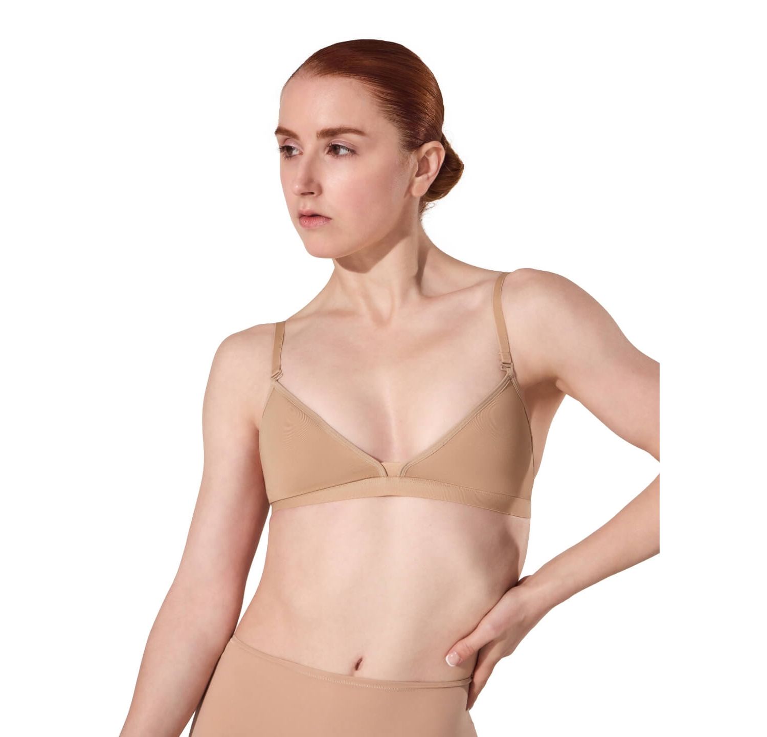 Women's Clear Neck Back Bra