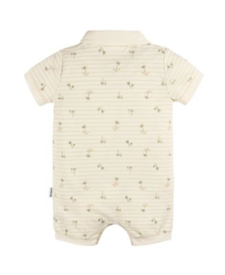 Baby Girls Collared Romper