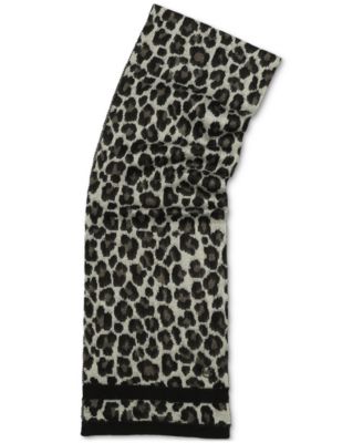 Women's Brushed Three Color Leopard Scarf