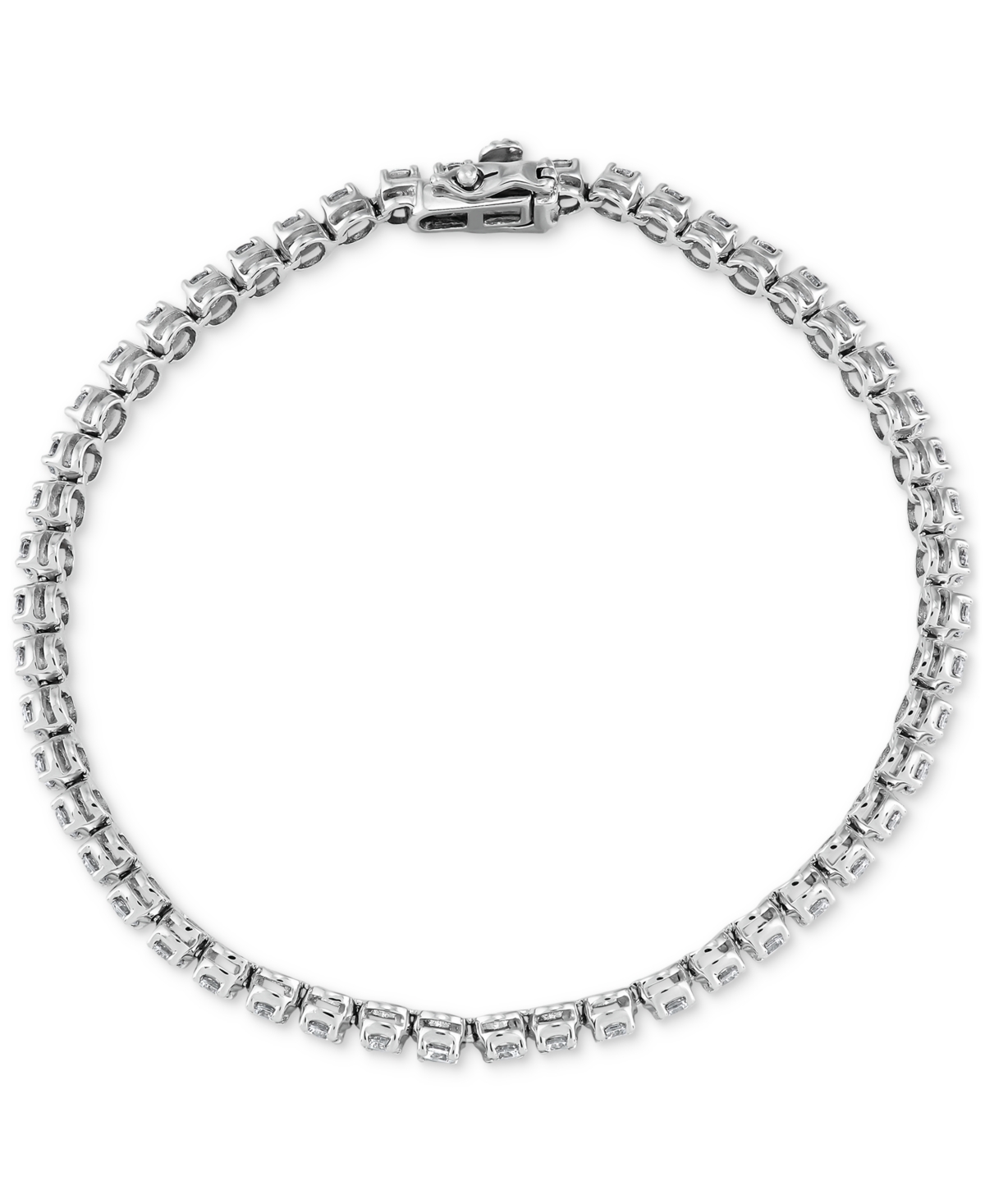Grown With Love Lab Grown Diamond Tennis Bracelet (3 Ct. T.w.) In 14k White Or Yellow Gold In White Gold