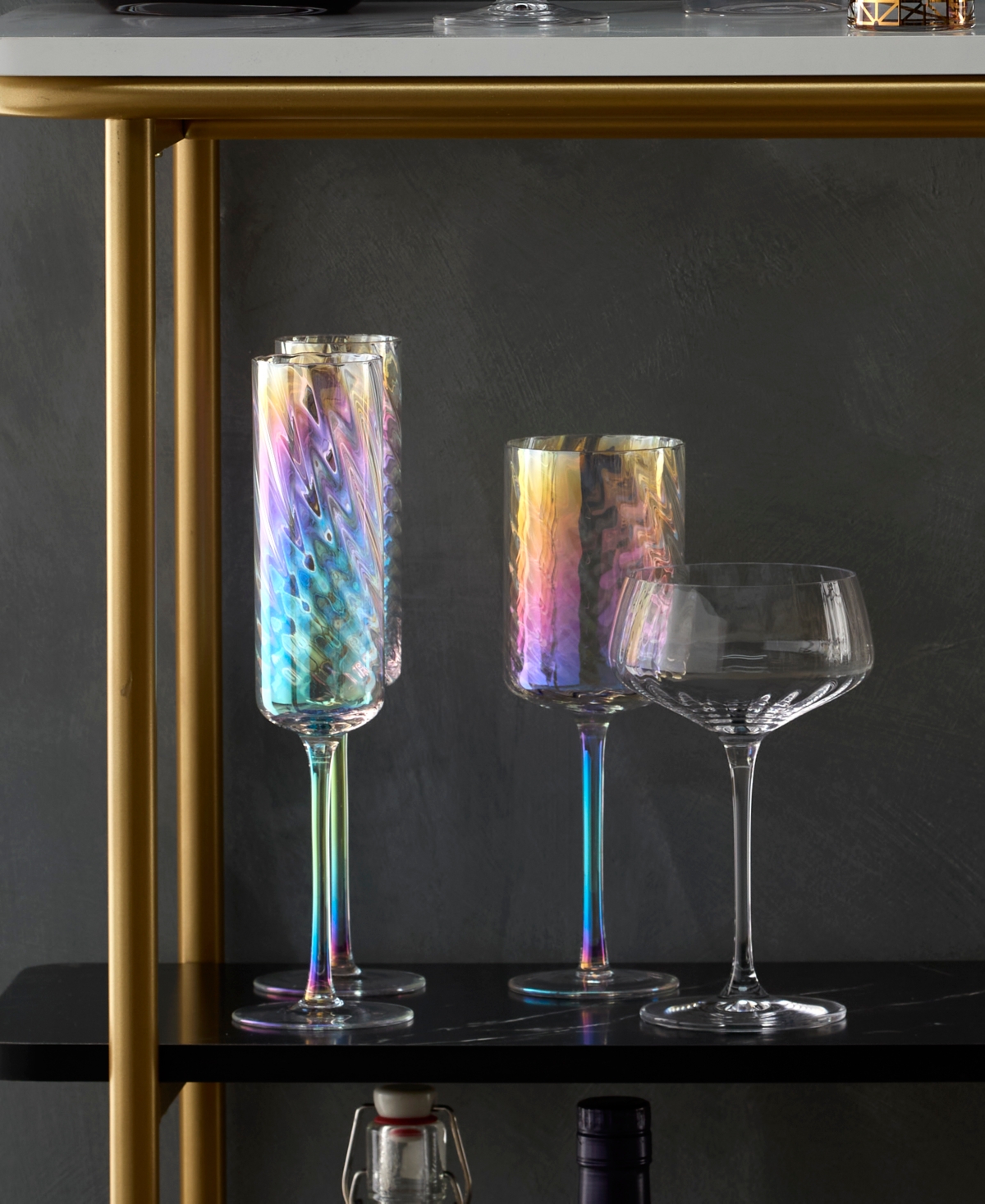 Lenox Tuscany Classics Iridescent Flutes, Set Of 4 In Clear