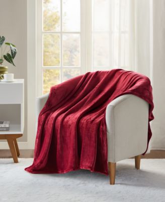 Cozy Plush Printed Throw, 50" x 70", Exclusively at Macy’s