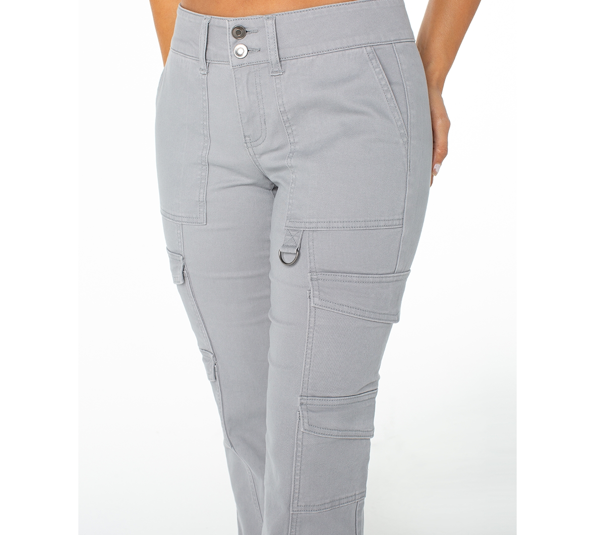 Celebrity Pink Juniors' Low-Rise Bootcut Cargo Pants