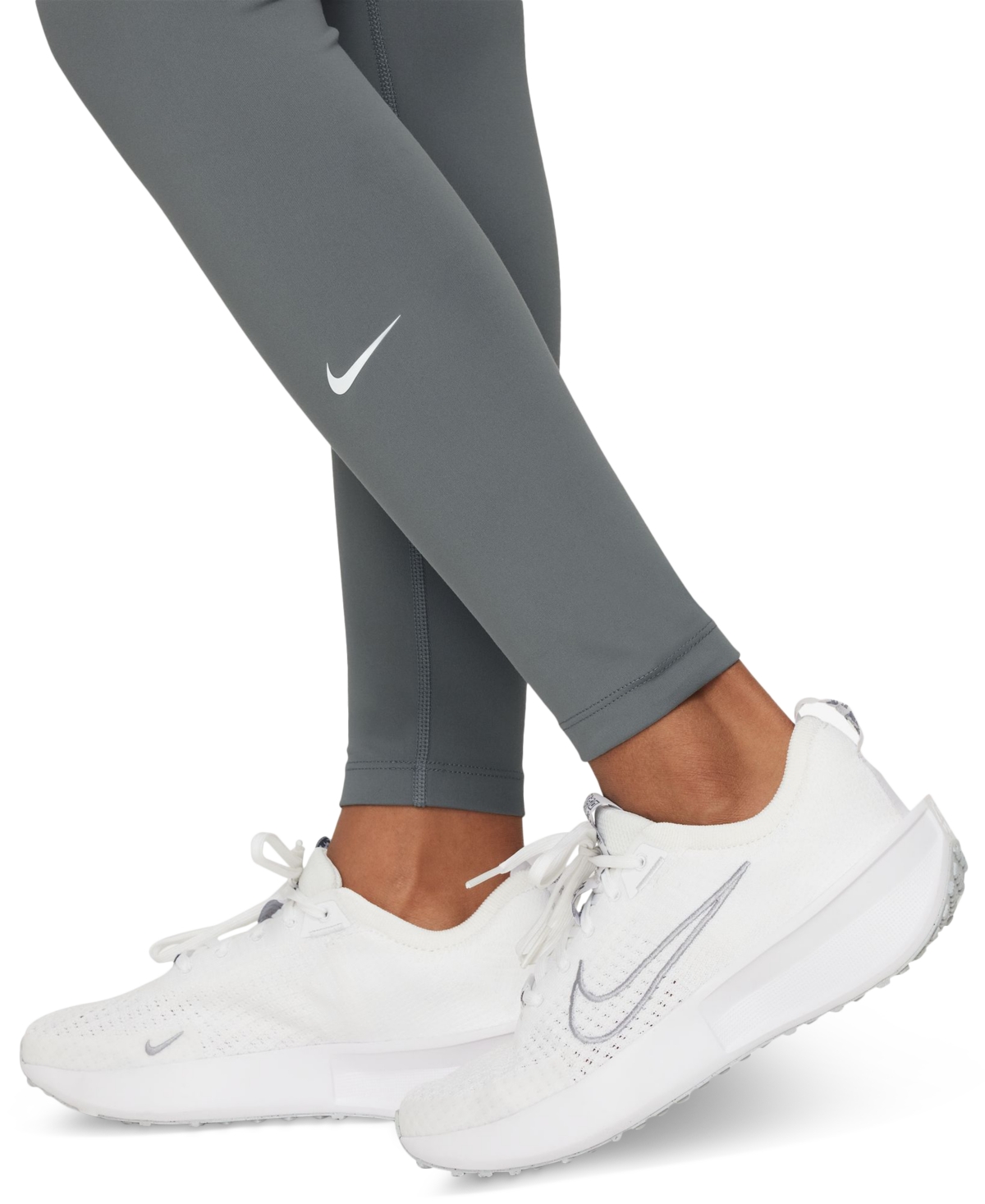 Nike Big Girls One Dri-fit High-Waisted Leggings -white