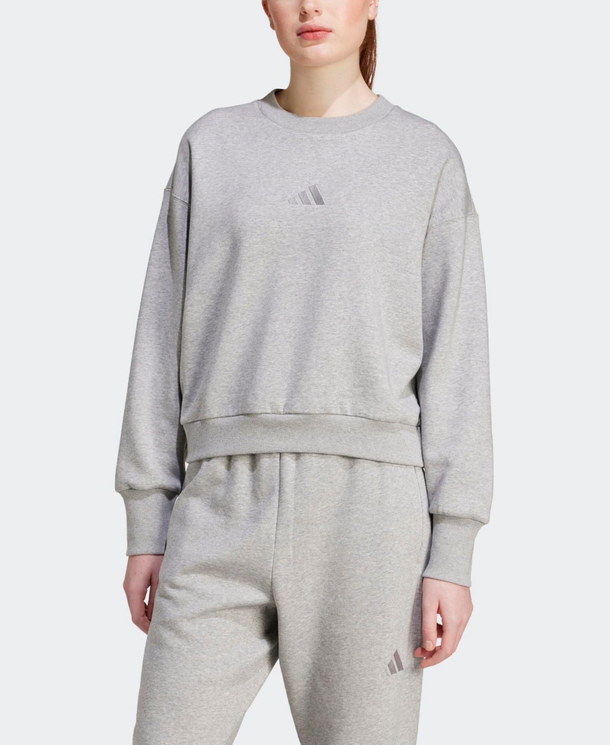 ADIDAS ORIGINALS WOMEN'S ALL SZN LOOSE FIT FLEECE SWEATSHIRT 