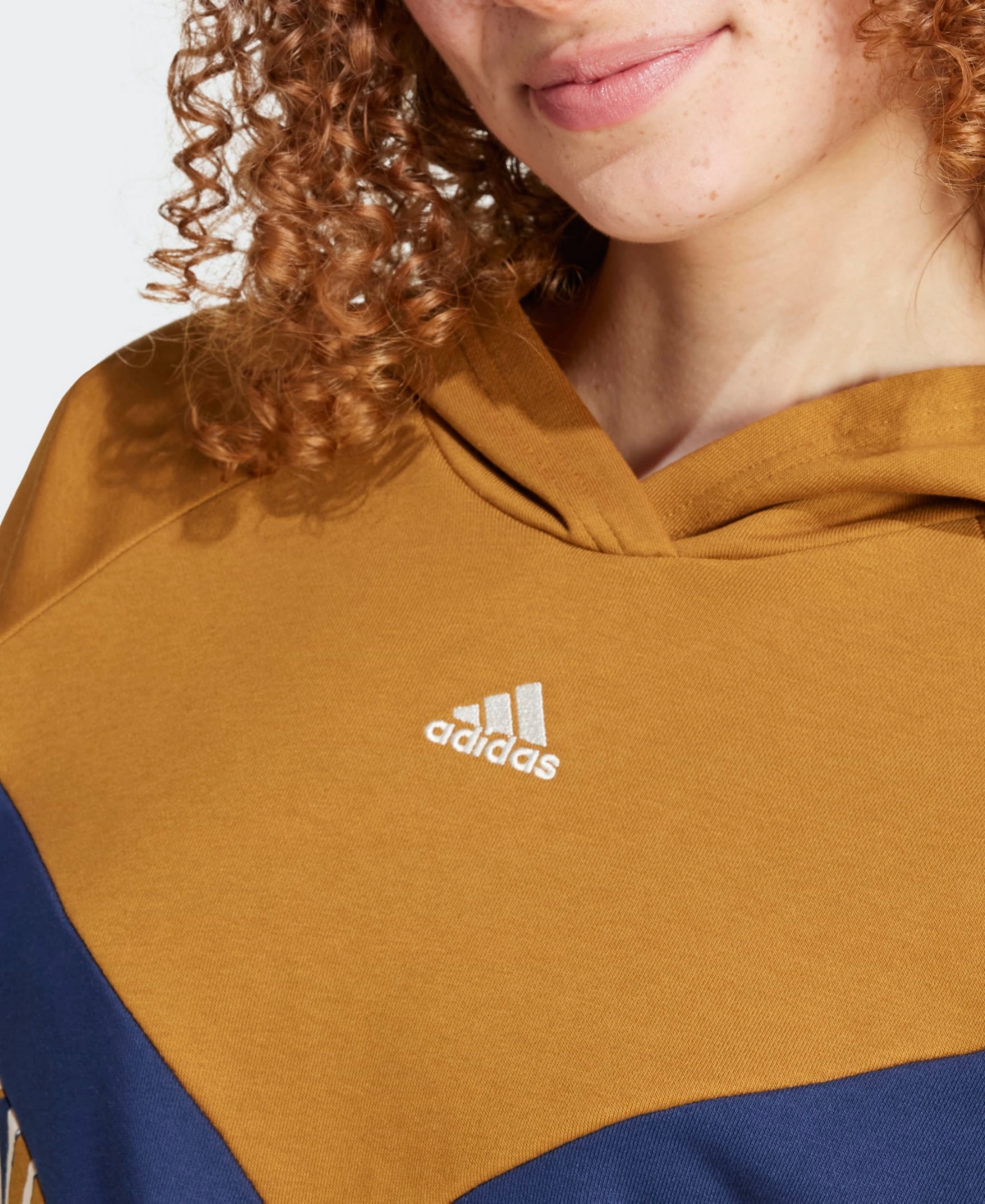 Adidas Women's Farm Rio Training Printed Hoodie -Night Indigo