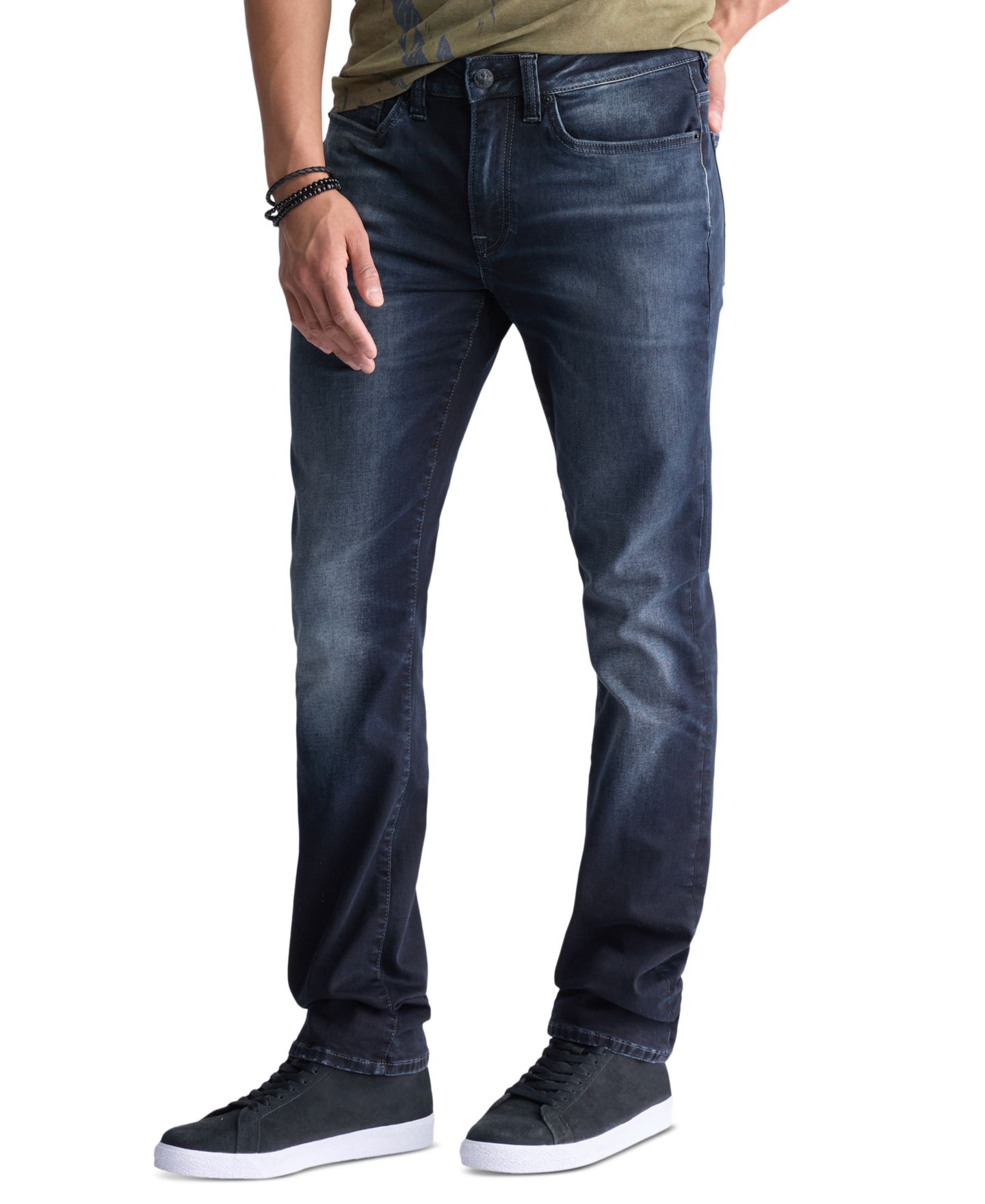 Мужские джинсы Buffalo David Bitton Ash Slim-Fit, цвет: Индиго — фото 3