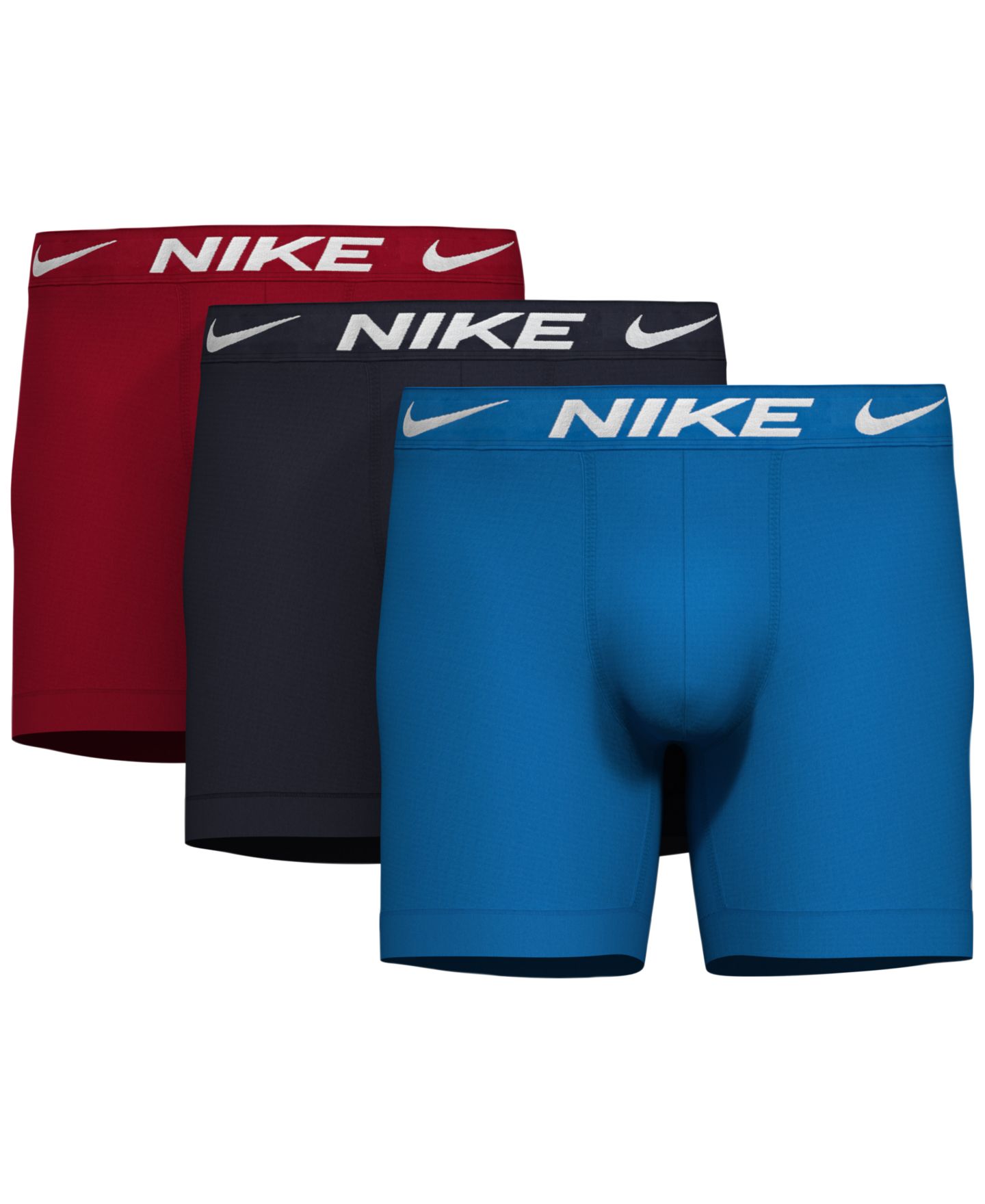 Трусы-боксеры Micro для мужчин, 3 шт. — Nike, цвет: Blueberry — фото 5