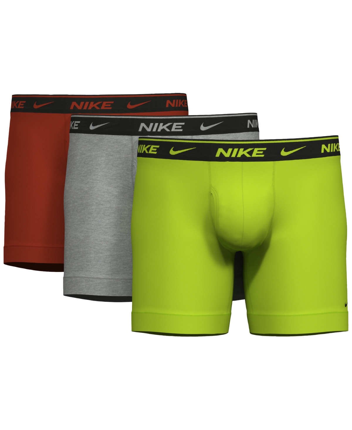 Nike Men's 3-Pack Dri-fit Essential Cotton Stretch Boxer Briefs