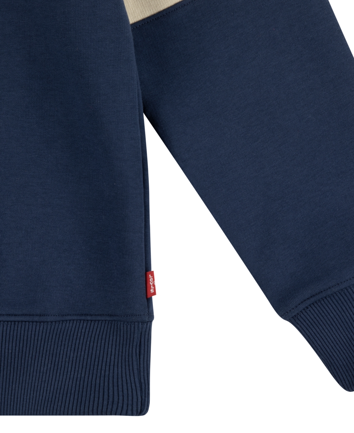 LEVI'S BIG BOYS VARSITY CREWNECK SOFT FLEECE SWEATSHIRT 