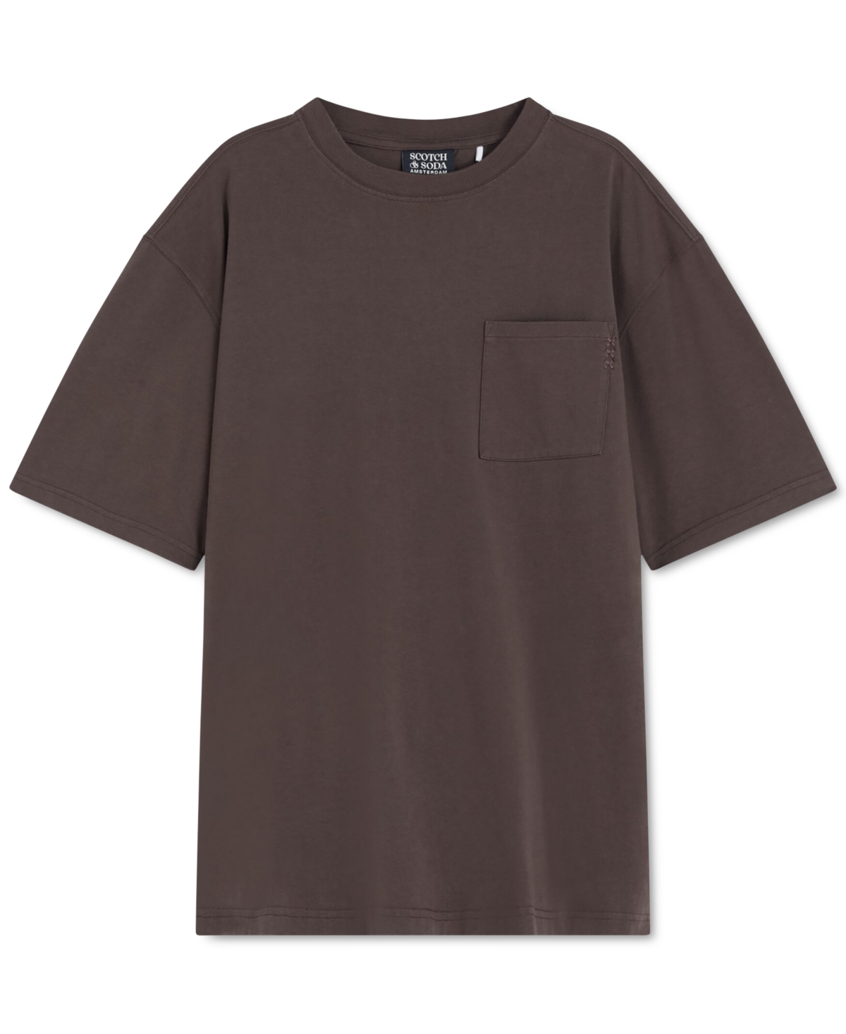 Scotch & Soda Men's Relaxed Fit Short Sleeve Three-Cross Pocket T-Shirt