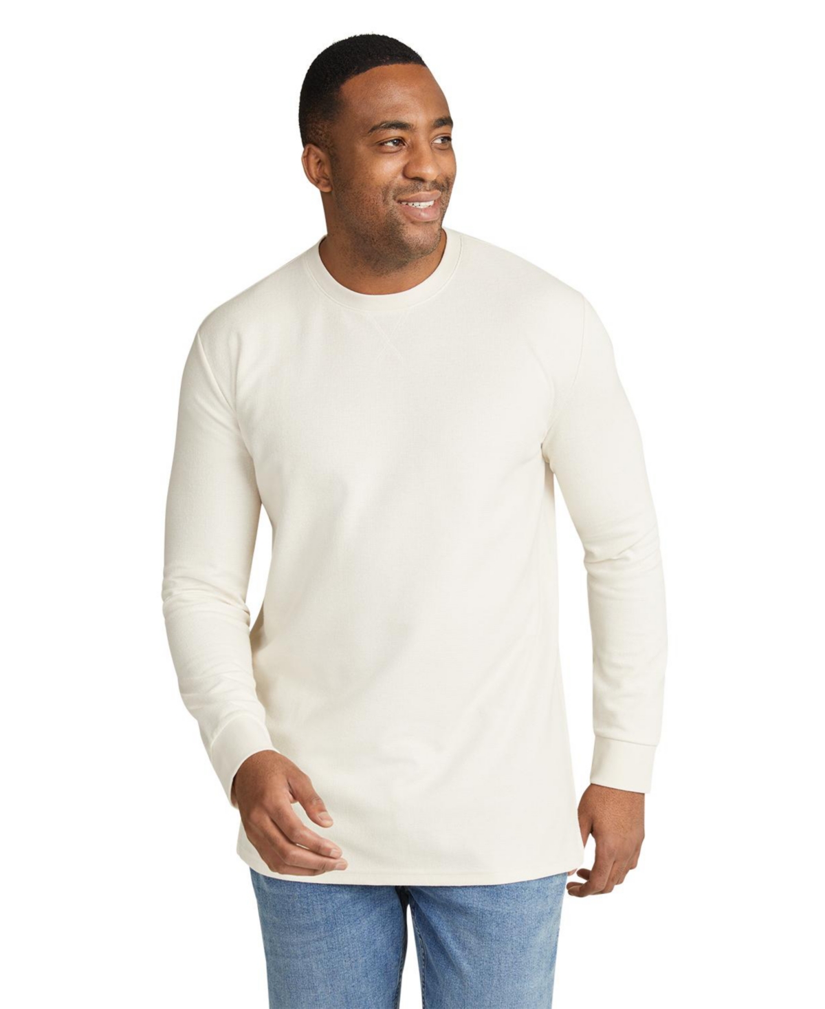 Men's Regal Waffle Long Sleeve Top - Dark blue