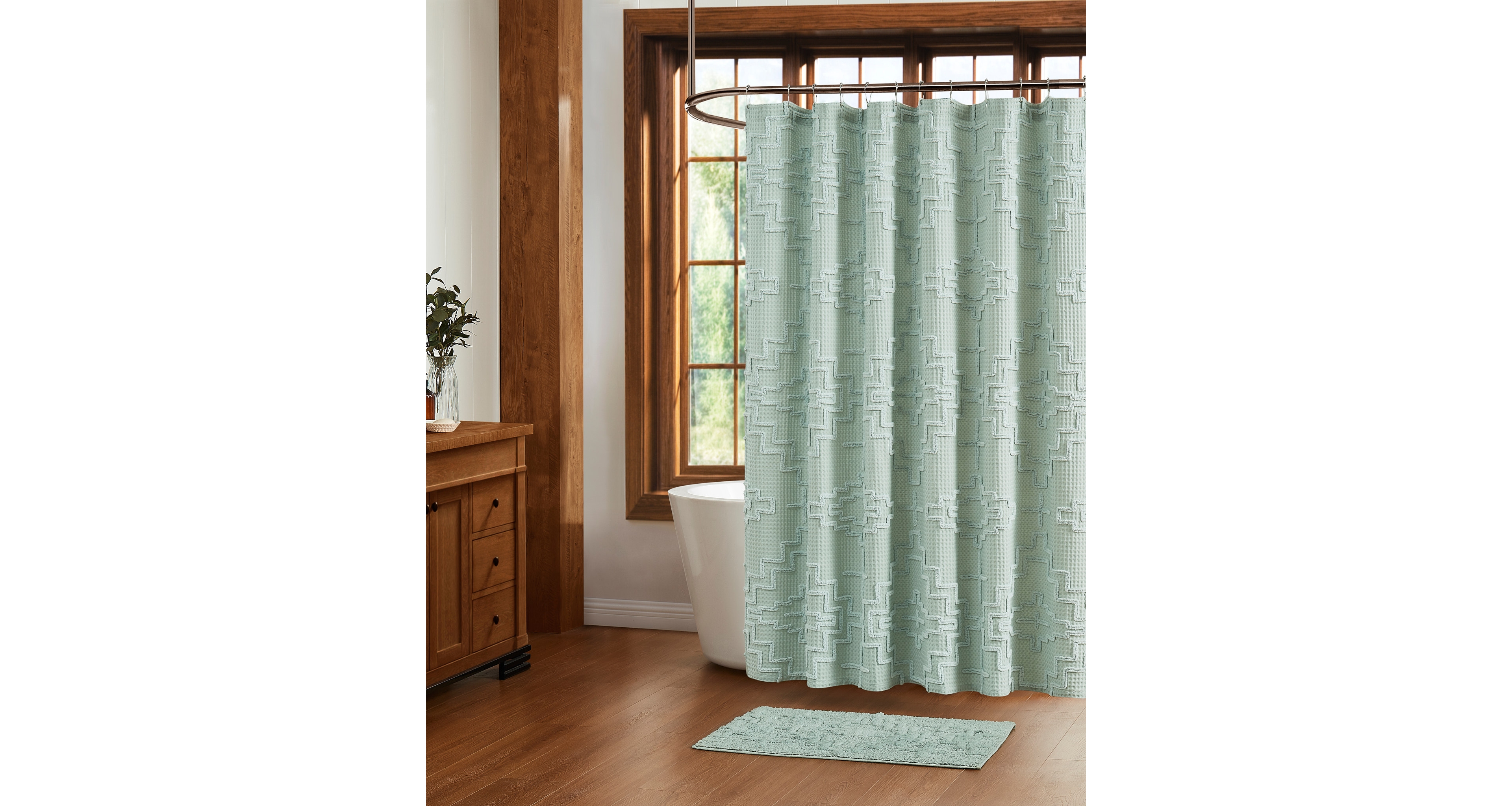 Pendleton Kiva Steps Cotton Shower Curtain 72" x 72"