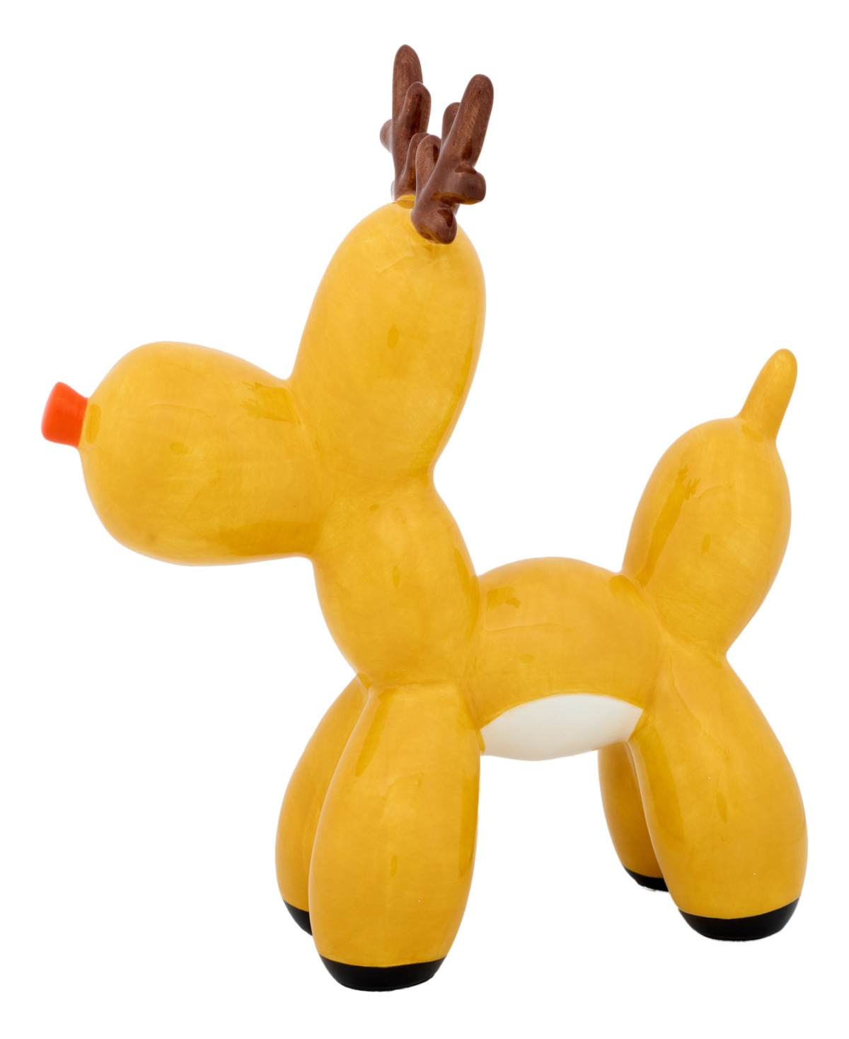 National Tree Company Reindeer Balloon Dog, 8.5 Inches In Brown