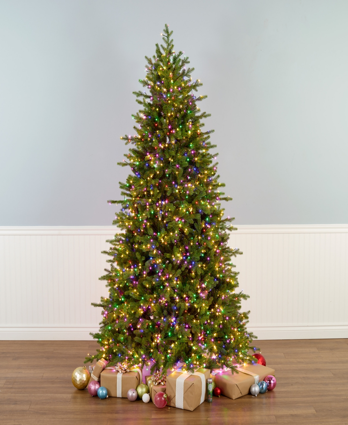 National Tree Company Princeton Fraser Fir Tree, 7.5 Feet. In Green
