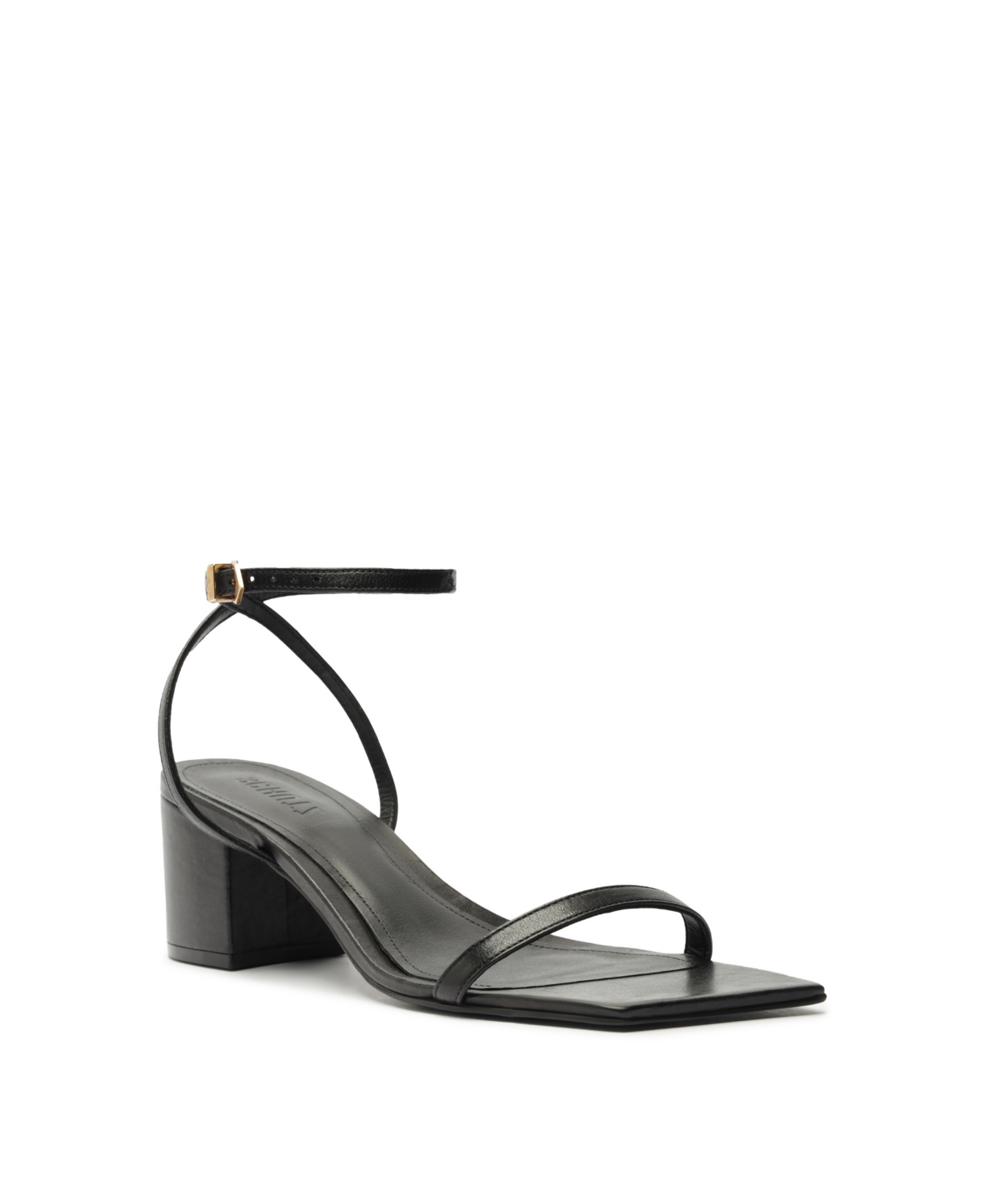 Shop Schutz Women's Kendall Square Toe Sandals In Black
