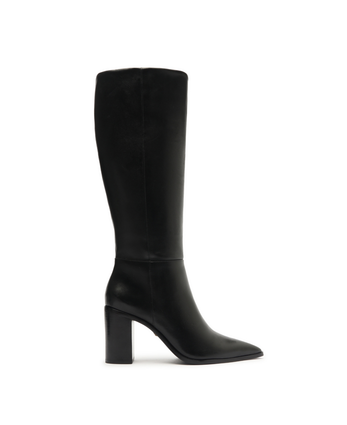Shop Schutz Women's Mikki Up Knee High Block Heel Boots In Black