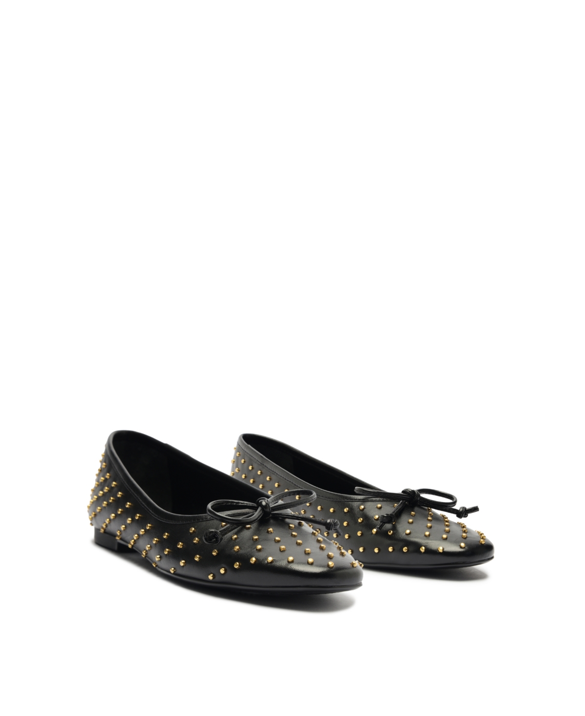 Shop Schutz Women's Arissa Stud Ballet Flats In Black Stud