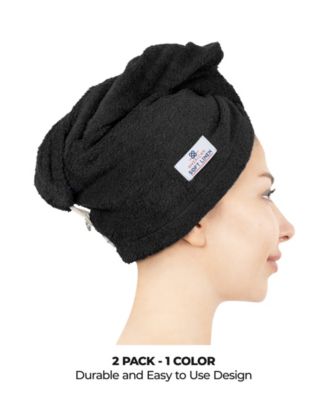 2-Pack Hair Drying Towels, 26" x 13"