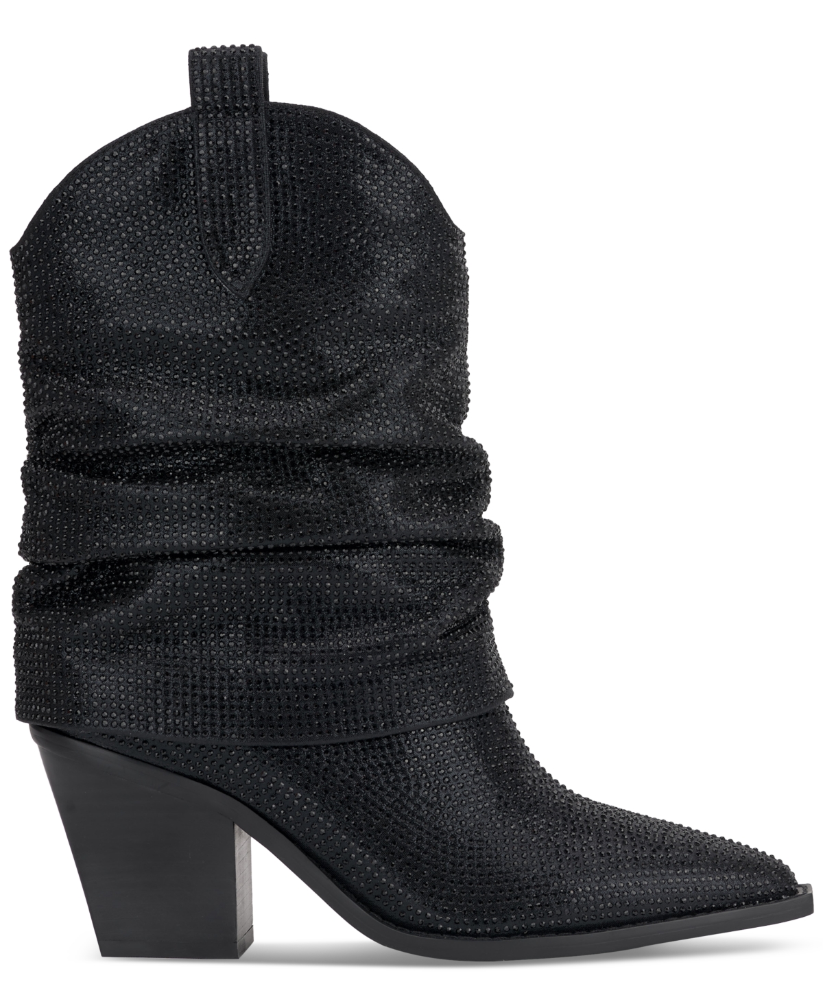 Jessica Simpson Women's Gemorra Embellished Slouchy Cowboy Booties