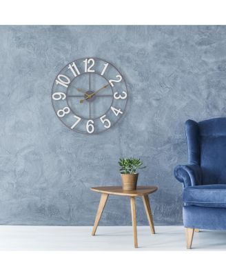 Large Wall Clock for Living Room Decor - Numeral Wall Clock for Kitchen Wall Clock Decorative