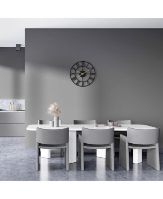 Wall Clock for Living Room Decor - Roman Numeral Wall Clock for Kitchen - 12 inch Wall Clock Decorative (Gold)