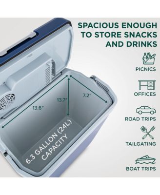 Electric Cooler & Warmer, 24 L Portable Cooler