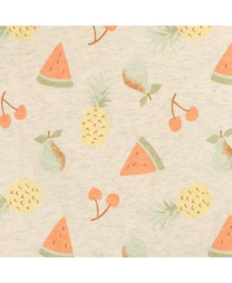 Baby Girls Sleeveless and Short Sleeve Romper, 2 Pack