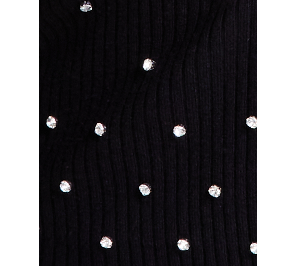 Nina Parker Trendy Plus Size Embellished Rib-Knit Cardigan